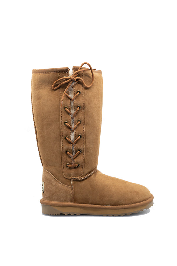 Long Side Lace Ugg Boots – Uggies - Main Image
