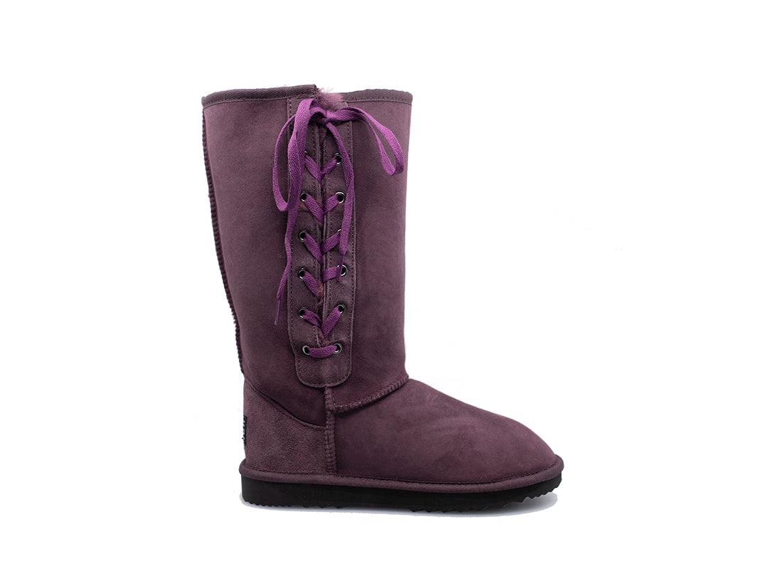 Long Side Lace Ugg Boots