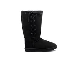 Long Side Lace Ugg Boots