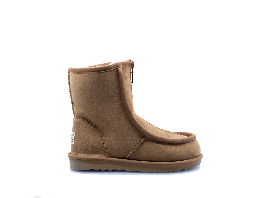 Short Deluxe Zipper Ugg Boots