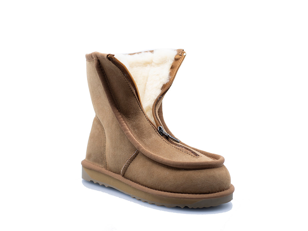 Short Deluxe Zipper Ugg Boots