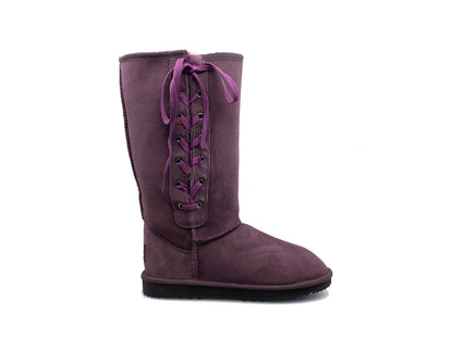 Long Side Lace Ugg Boots