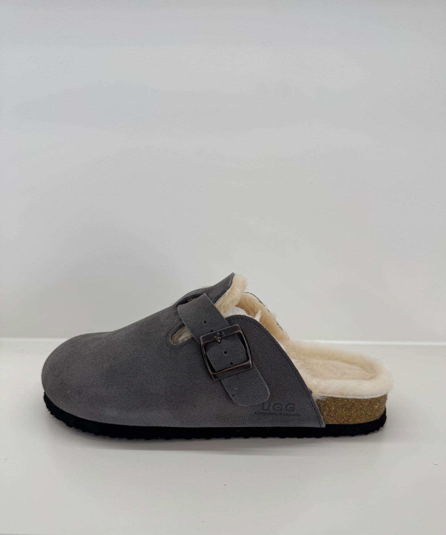 Fluffy UGG Birk Slides