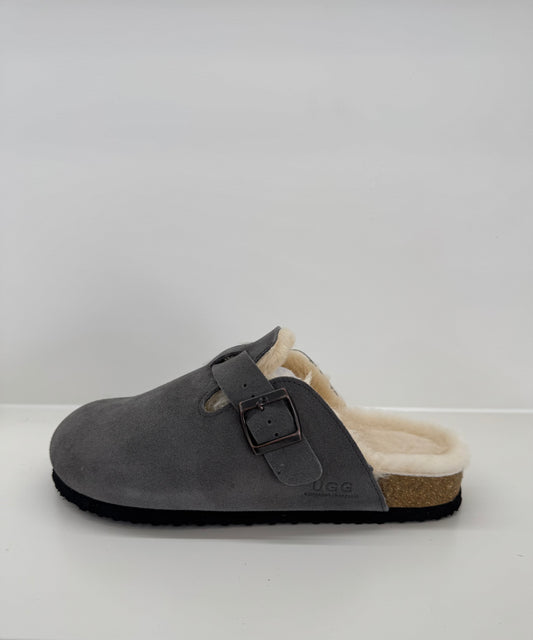 Fluffy UGG Birk Slides